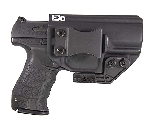 FDO Industries IWB Kydex Holster Compatible with Walther PPQ -The Paladin Series -Made in USA- (Black)