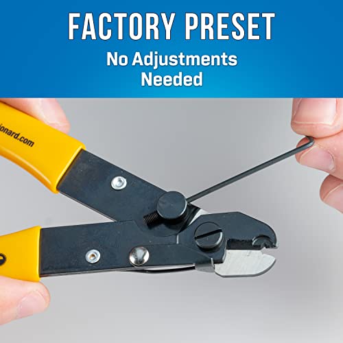 Jonard Jic-125 Fiber Optic Stripper With Yellow Plastic Dipped Handle, 5-3/16" Length #TOP5