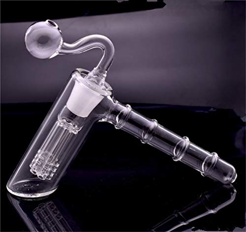 Bongs de cristal de 18 mm, con forma de martillo percolador, burbuja...