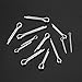 290 Pcs Stainless Steel Cotter Pins Set, 24 Sizes Cotter Pin Clip Key Fastener Fitting Assortment Kit for Cars, Automotive, Mechanics, Power Equipment, Trucks, Lawn Mower, Small Engine Repair