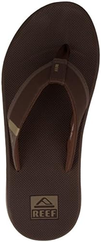 reef leather fanning flip flops