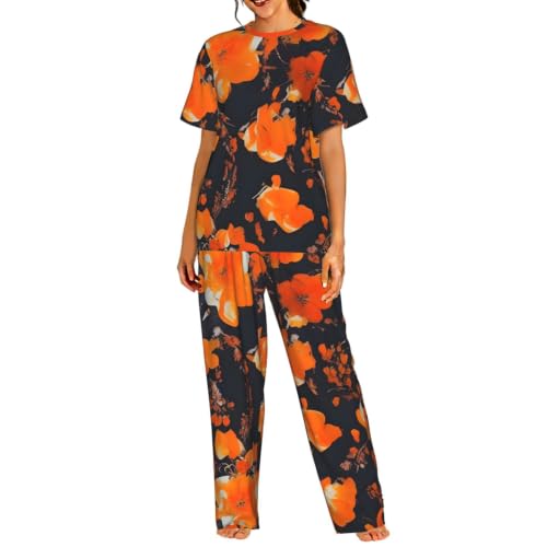 Pyjama à manches courtes floral pour vos moments de détente à la maison