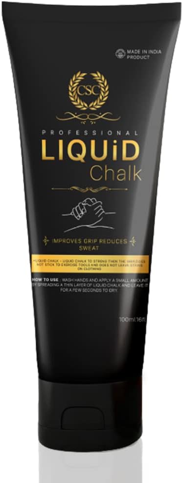 CSC Liquid Chalk : Superior Grip and Sweat-Free Hands for Weightlifting, Gym, Rock Climbing, Calisthenics, Gymnastics, Crossfit, Bodybuilding, Track and Field Events Chalk