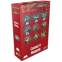 Warlord Black Powder Revolution Casualty Markers - Miniature Counters for use with Epic Battles Game, Accessories for American Battle Games - 156 Scale Table Top Wargaming
