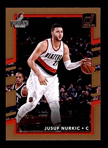 2017 Donruss # 125 Jusuf Nurkic Portland Trail Blazers (Basketball Card) NM/MT Trail Blazers