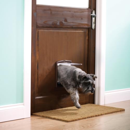 PetSafe Original 2-Way Haustiertür, Klein, Braun