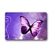 Purple Butterfly Art Doormats Entrance Mat Floor Mat Door Mat Rug Indoor/Outdoor/Front Door/Bathroom Mats Rubber Non Slip (23.6"x15.7",L x W)