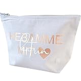 personalisierte Tasche aus Canvas-Baumwolle | Hebamme mit Herz und Namen | Hebammen Geschenk