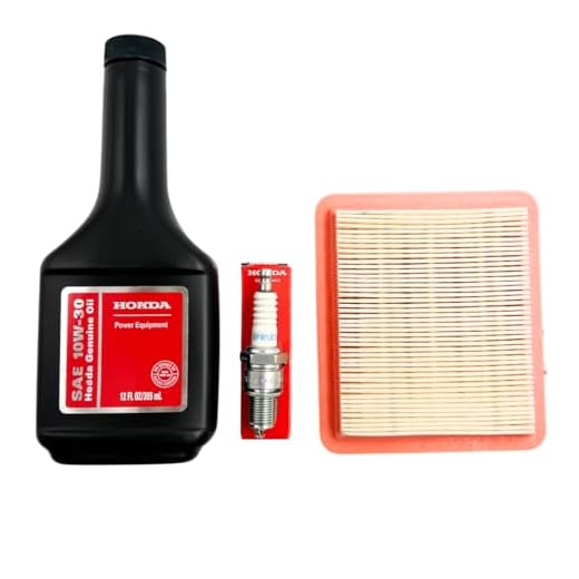 GENUINE TUNE UP KIT FOR HONDA GCV160 GCV170 GCV190LA GCV200 GC190 GC160 GC190 LAWN MOWER HRR216 HRS216 HRX217 HRX217K2 EB2800I EG2800I MOTOR OIL GENUINE AIR FILTER 17211-Z8B-901 SPARK PLUG 98079-55846