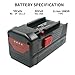 H-ANT 36V 2500mAH Replacement Battery-Compatible for Hilti TE6A/TE 6A/TE7A/TE 6-A36/TE 6-A Li/WSR 36-A/CPC 36V/TE 6-A36 AVR/WSC 7.25-A36/WSR 36-A/TE 30-A36 (not for B36 Ni-Cd)