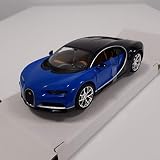 Maisto Bugatti Chiron Blau/Schwarz 2016 1:24 Modellauto Fertigmodell