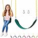 Jungle Gym Kingdom Swing Seat Heavy Duty 66" Chain Plastic Coated - Playground Swing Set Accessories Replacement with Snap Hooks (Green)
