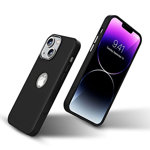 Image of Vaku Luxos Lexza for iPhone 14 Case Cover, Premium Leather, Military-Grade Protection, Slim, Thin Compatible with iPhone 14 Back Cover - Black
