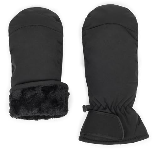 INOGIH Winter Outdoor Waterproof-Windproof Ski-Gloves for Women/Men - Non-Slip Warm Thick Lining Snow Mittens