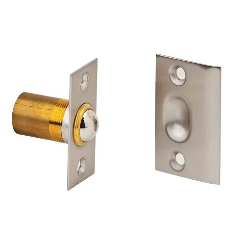 Ives 2.13 in. H x 1 in. W x 1.38 in. D Satin Nickel Brass Ball Catch - image 1