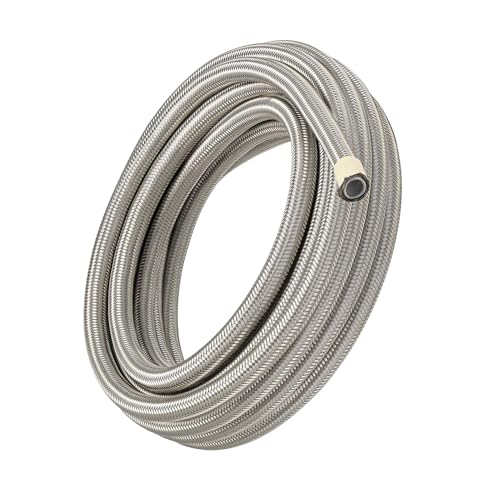 Evil Energy 10an Ptfe Fuel Hose Line An10 Fuel Line E85 Stainless Steel Braid...