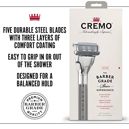 Cremo Astonishingly Superior Barber Grade Refillable System Razor #TOP2