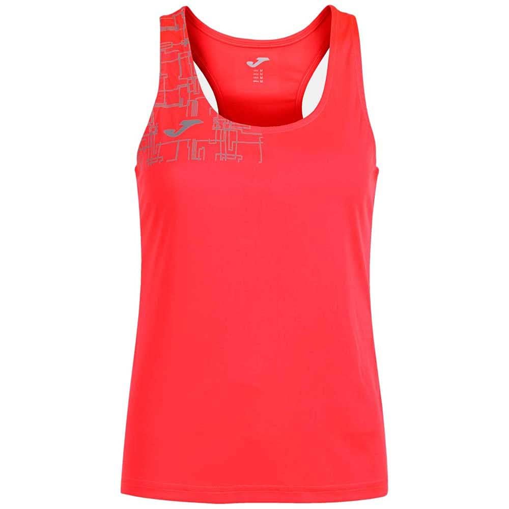 Joma Elite VIII Women's T-Shirt, Womens, T-Shirt, 901260, Fluorescent Coral, L