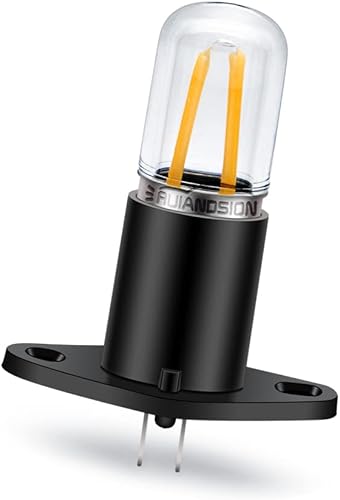 Ruiandsion Z187 T170 - Bombilla LED para microondas, color blanco cálido, 110 V, 125 V, 130 V, 110-130 V, equivalente a 20 W, 20 W, repuesto para