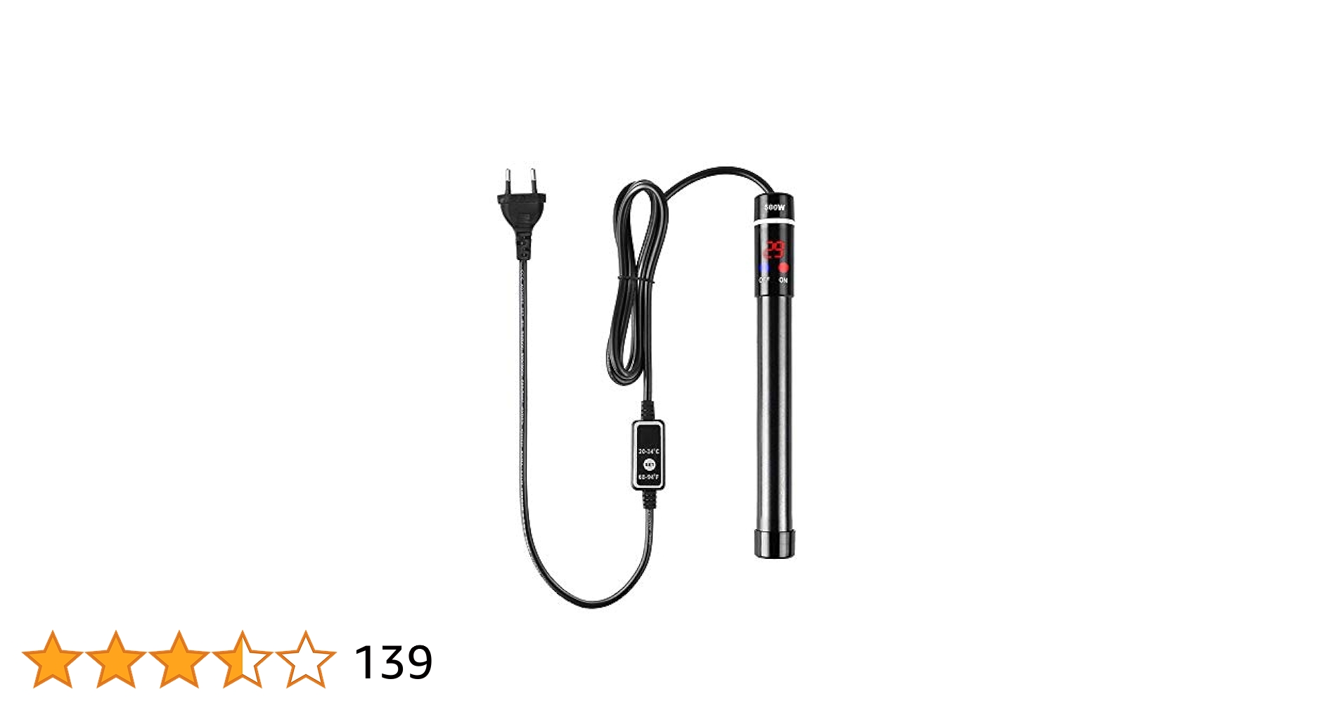 Amazon | RZJZGZ 水槽ヒーター 500W 防爆 過熱保護 耐熱性