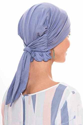 Boho Scarf | Pre Tied Head Scarves | Ready Tie Beanie Head Scarf3