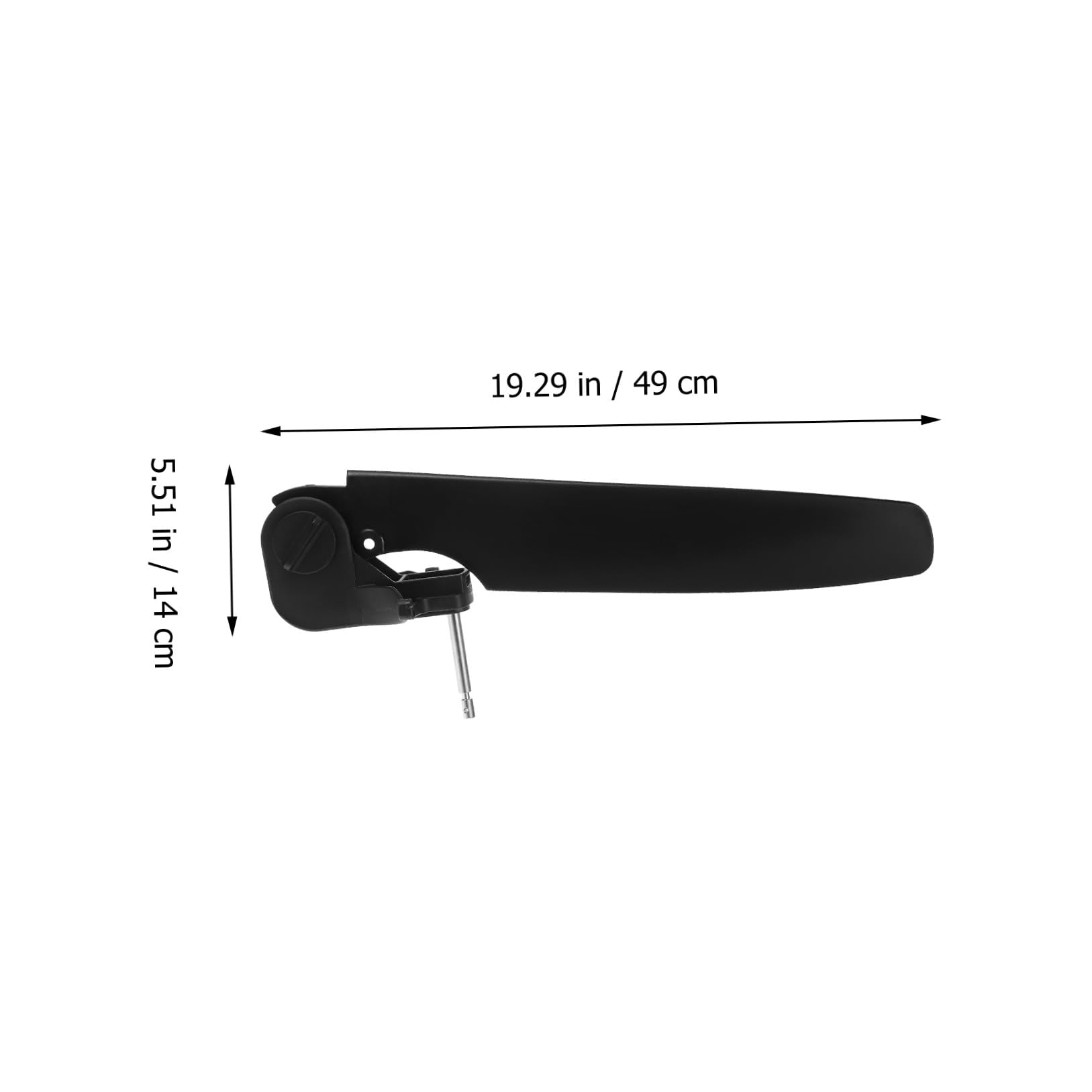 Yardwe Controllo Direzione Marina Kayak Canna da Pesca Kayak Gonfiabile Board Paddleboards Kayak Tey Supporto per Kayak Pista per Kayak Paddleboarding Galleggiante Manuale Acciaio