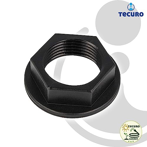 tecuro Lock nut with IG 3/4 inch - PP black