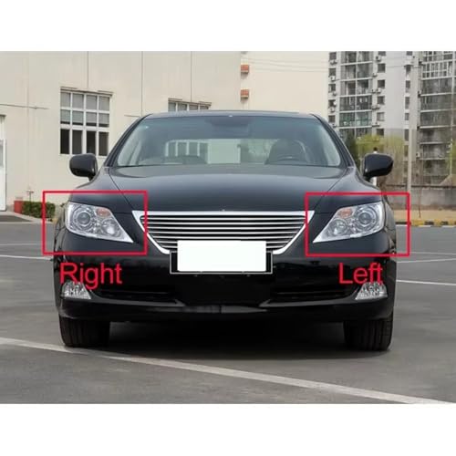 Couvercle de phare transparent gauche pour auto Lexus LS460 de 2006 à 2009 - 4