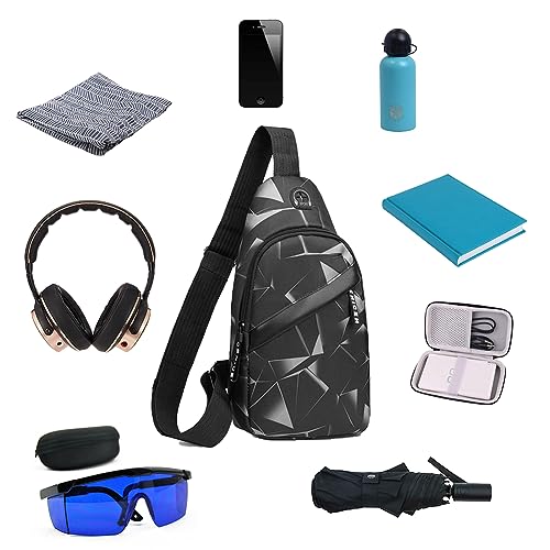 Sling Crossbody Bag, męska torba na ramię,Torba na ramię,wodoszczelna torba na klatkę piersiową,torba na ramię dla mężczyzn, chłopców i kobiet