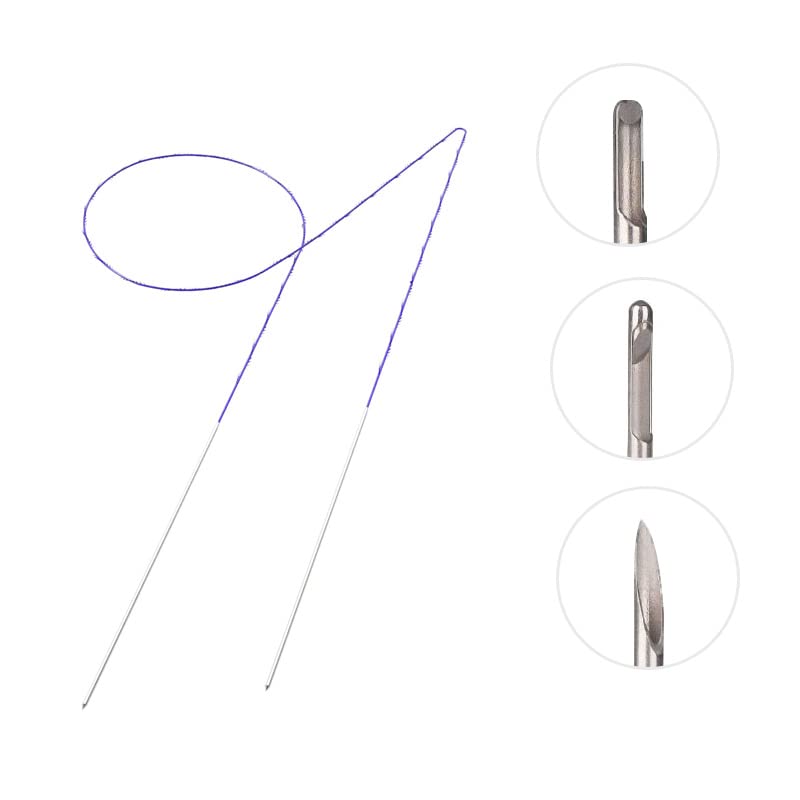 Miniatura 6 de Hilo Pdo para elevación facial Doble ConesCog L Tipo romo 19G125400 Púa de elevación para doble barbilla U cog(1 ud.)