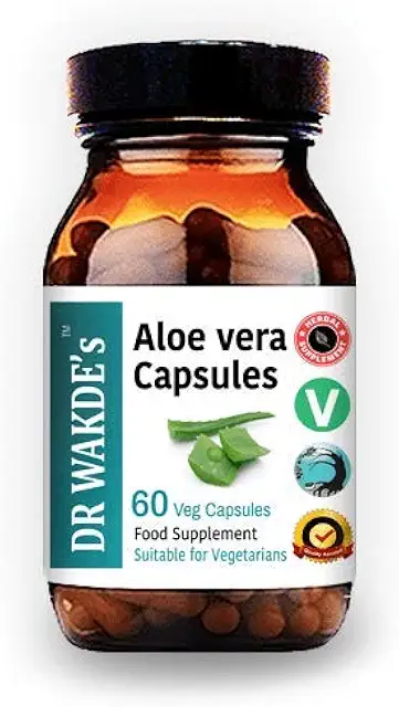Aloe Vera Desert Harvest Capsules - 60 Vegan Caps, UK Made