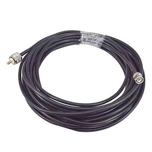 Low Loss BNC Male to UHF Male Extension RG58 Coaxial Cable 10M