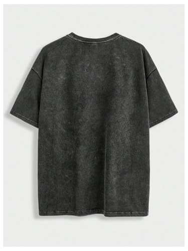 Milumia Men's Y2k Gothic Graphic T Shirts Short Sleeve Loose Tee Tops Vintage Streetwear2