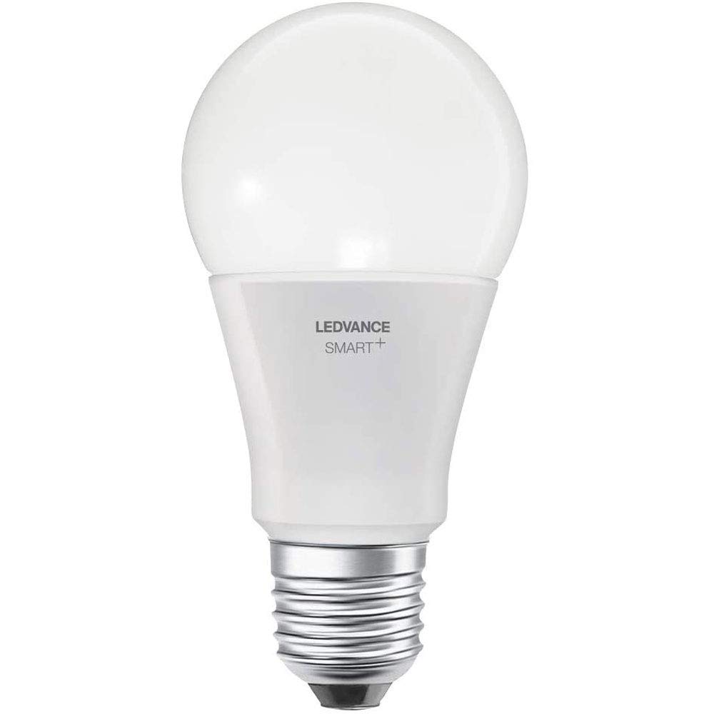 LEDVANCE Smart+ LED, ZigBee Lampe mit E27 Sockel, warmweiß bis tageslicht (2700K - 6500K), dimmbar, Direkt kompatibel mit Echo Plus und Echo Show (2. Gen.), Kompatibel mit Philips Hue Bridge