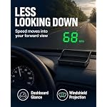Smart in-Car HUD Display Navigation Windshield Speedometer Co-Pilot GPS BDS - Image 4