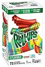 Strawberry and Tropical Tie-Dye Fruit Roll-Ups (72 ct.) x2 AS