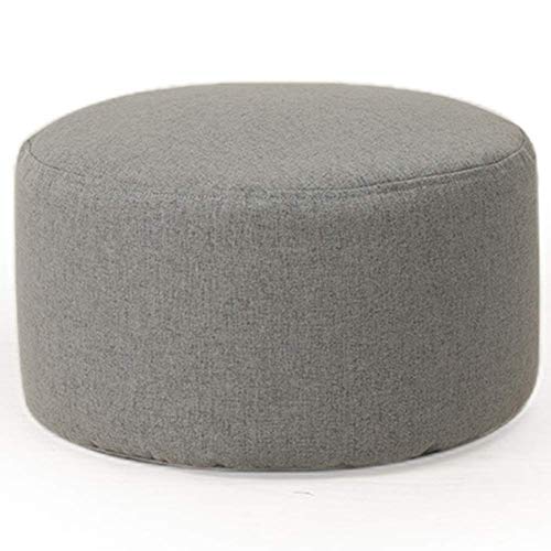 Tabouret de salon multifonction avec assise rembourrée en tissu