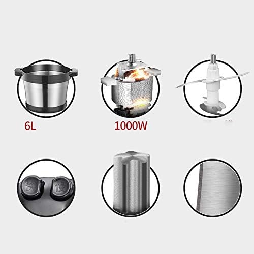 Commercial 6L Large Capacity Automatic Household Electric Stainless Steel Meat Stirring Machine