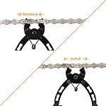 SlowTon Bicycle Chain Repair Tool Kit, Cycling Bike Master Link Pliers Remover & Chain Breaker Splitter Cutter & Chain Wear Indicator Checker & Reusable Missing Connector for 6/7/8/9/10 Speed Chain