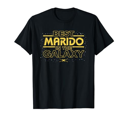 Star Wars Best Marido in the Galaxy Husband Birthday Spanish T-Shirt