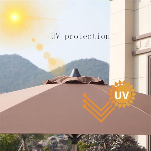 Toldo de repuesto para sombrilla con tejido multicolor resistente de 200-300cm 5