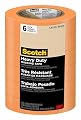 Scotch Heavy Duty Painter's Tape, 6 Rolls, 1.41 in x 60.1 yd, for Use On Vinyl, Carpet, Metal, & Plastic, Indoor & Outdoor Masking Tape, Bonds Aggressively, 3-Day Clean Removal (2020+-36AP6)