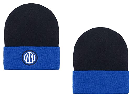 3R SPORT S.R.L Gorra oficial Inter 2022 2023 Nuevo Escudo Negro Azul Unisex Adulto Niño Cover