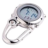 taschenanhänger fell Taschenanhänger Uhr. Das wasserdichte und stoßfeste Zifferblatt besteht aus hochwertigem Glas und eignet sich für verschiedene Outdoor-Aktivitäten.
