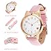 Toyvian Kids Analog Watch, Childrens Wrist Learning Girls Student Watch Leather Strap Watches for Everyday School and Leisure