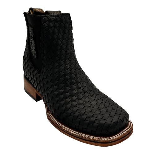 Men's Short Ankle Rodeo Petatillo Boot Square Toe