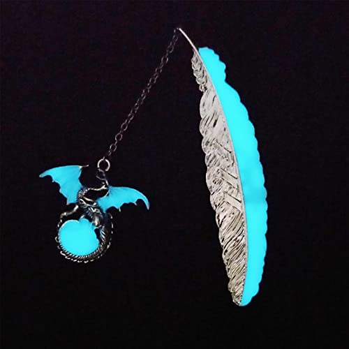 livros metal para mulheres | Marcador luminoso penas vintage - Pingente Pterossauro Páginas Natal Me