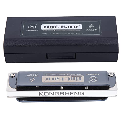 JUnYuKj Harmonica Blues – 10 trous – Clé en D – Délicat et durable – Support pour harmonica pour débutants, étudiants… - Les Beatles, Paul McCartney, John Lennon, RIngo Starr, George Harrison JUnYuKj Harmonica Blues - 10 trous - Clé en D - Délicat et durable - Support pour harmonica pour débutants, étudiants…