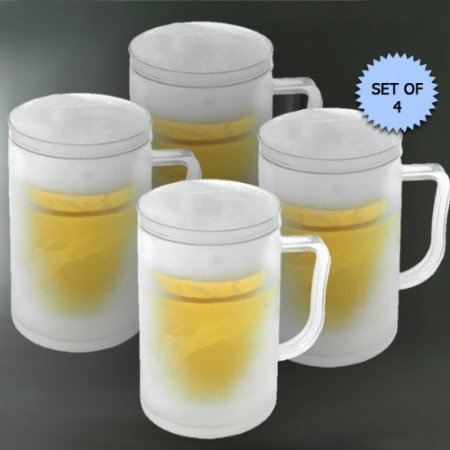 FROSTY FREEZER MUGS - 16 OZ. (SET OF 4)