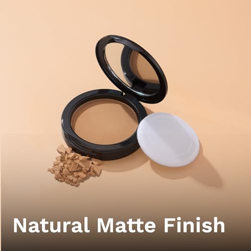 Image of Pilgrim Caramel-25 Matte Finish Compact Powder SPF 25 Absorbs Oil, Conceals & Gives Radiant Skin